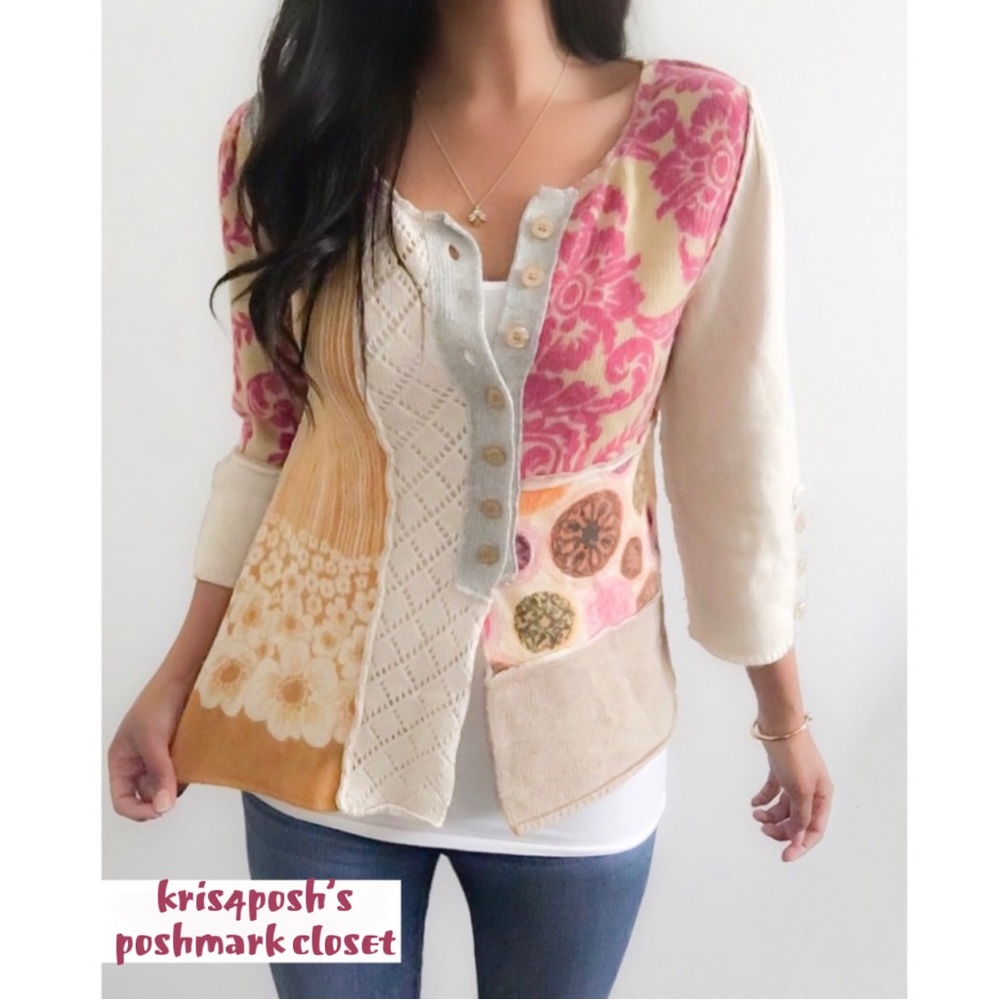*RARE* Anthro Sleeping On Snow Rare & Remarkably Unique Cardigan